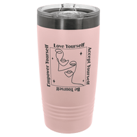 Blush Ghost Black Polar Camel 20 oz. ION-Plated Ringneck Tumbler with Slider Lid