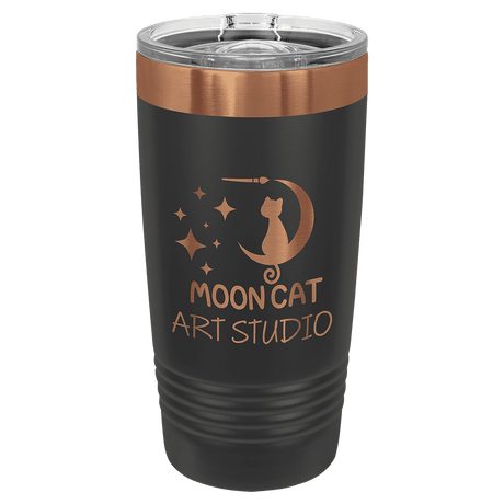 Black Rose Gold Polar Camel 20 oz. Ringneck Tumbler