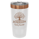 White Rose Gold Polar Camel 20 oz. Ringneck Tumbler