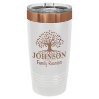 White Rose Gold Polar Camel 20 oz. Ringneck Tumbler