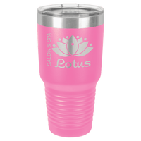 Pink Polar Camel 30 oz. Ringneck Tumbler with Logo Lid