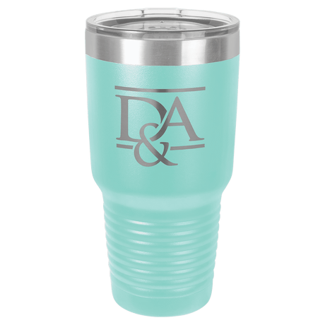 Teal Polar Camel 30 oz. Ringneck Tumbler with Logo Lid