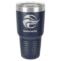 Navy Blue Polar Camel 30 oz. Ringneck Tumbler with Logo Lid