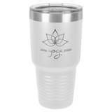 White Polar Camel 30 oz. Ringneck Tumbler with Logo Lid