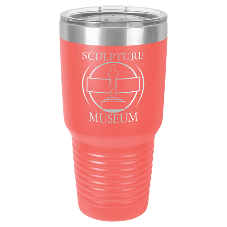 Coral Polar Camel 30 oz. Ringneck Tumbler with Logo Lid