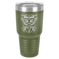 Olive Green Polar Camel 30 oz. Ringneck Tumbler with Logo Lid