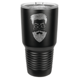 Polar Camel 30 oz. Full Black Ringneck Tumbler with Slider Lid