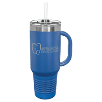 Royal Blue Polar Camel 40 oz. Travel Mug with Snap Lid & Straw