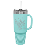 Teal Polar Camel 40 oz. Travel Mug with Snap Lid & Straw
