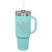 Teal Polar Camel 40 oz. Travel Mug with Snap Lid & Straw