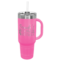 Pink Polar Camel 40 oz. Travel Mug with Snap Lid & Straw