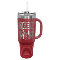 Maroon Polar Camel 40 oz. Travel Mug with Snap Lid & Straw