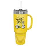 Yellow Polar Camel 40 oz. Travel Mug with Snap Lid & Straw