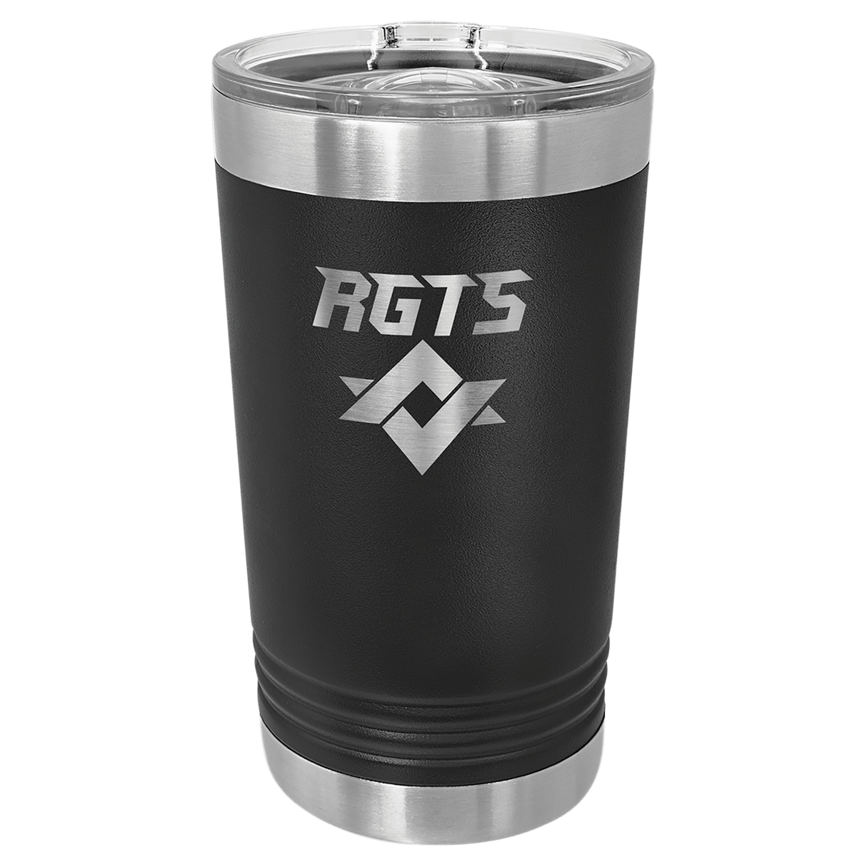 Black Polar Camel 16 oz. Pint with Slider Lid