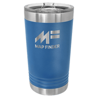 Royal Blue Polar Camel 16 oz. Pint with Slider Lid