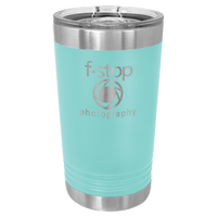 Teal Polar Camel 16 oz. Pint with Slider Lid