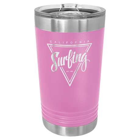 Light Purple Polar Camel 16 oz. Pint with Slider Lid
