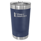 Navy Blue Polar Camel 16 oz. Pint with Slider Lid