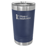 Navy Blue Polar Camel 16 oz. Pint with Slider Lid