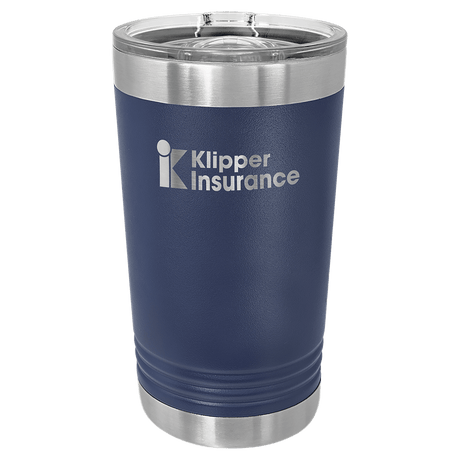 Navy Blue Polar Camel 16 oz. Pint with Slider Lid