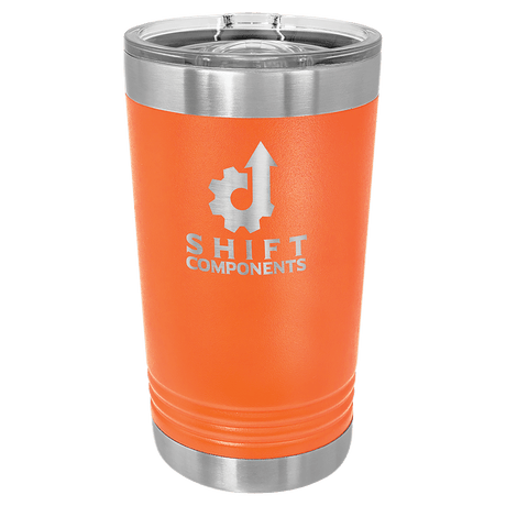 Orange Polar Camel 16 oz. Pint with Slider Lid