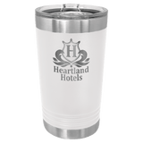White Polar Camel 16 oz. Pint with Slider Lid