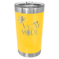 Yellow Polar Camel 16 oz. Pint with Slider Lid