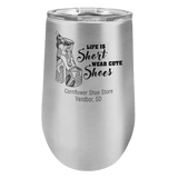 Stainless Steel Polar Camel 16 oz. Vacuum Insulated Stemless Tumbler with Lid