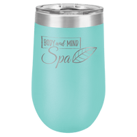 Teal Polar Camel 16 oz. Vacuum Insulated Stemless Tumbler with Lid