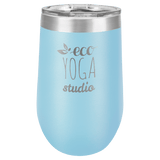 Light Blue Polar Camel 16 oz. Vacuum Insulated Stemless Tumbler with Lid