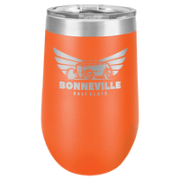 Orange Polar Camel 16 oz. Vacuum Insulated Stemless Tumbler with Lid