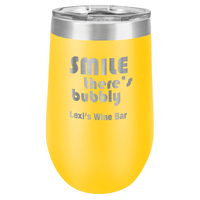 Yellow Polar Camel 16 oz. Vacuum Insulated Stemless Tumbler with Lid