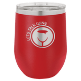 Polar Camel 12 oz. Red Vacuum Insulated Stemless Tumbler with Lid