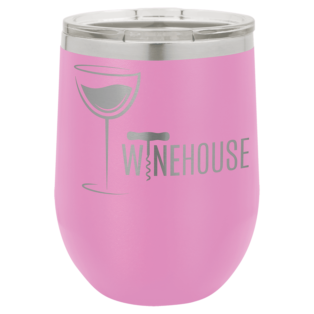 Light Purple Polar Camel 12 oz. Vacuum Insulated Stemless Wine Tumbler with Lid