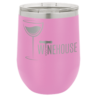 Light Purple Polar Camel 12 oz. Vacuum Insulated Stemless Wine Tumbler with Lid