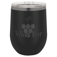 Black Ghost Black Polar Camel 12 oz. Stemless Wine Tumbler