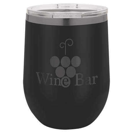 Black Ghost Black Polar Camel 12 oz. Stemless Wine Tumbler
