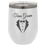 White Ghost Black Polar Camel 12 oz. Stemless Wine Tumbler