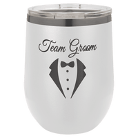 White Ghost Black Polar Camel 12 oz. Stemless Wine Tumbler