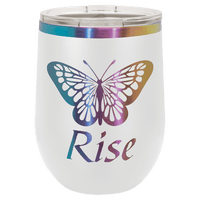 White Prism Polar Camel 12 oz. Stemless Wine Tumbler