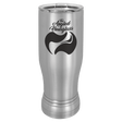 Stainless Steel 14 oz. Polar Camel Pilsner w/Clear Lid