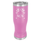 Light Purple 14 oz. Polar Camel Pilsner with Clear Lid