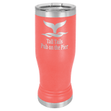 Coral 14 oz. Polar Camel Pilsner with Clear Lid