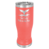 Coral 14 oz. Polar Camel Pilsner with Clear Lid
