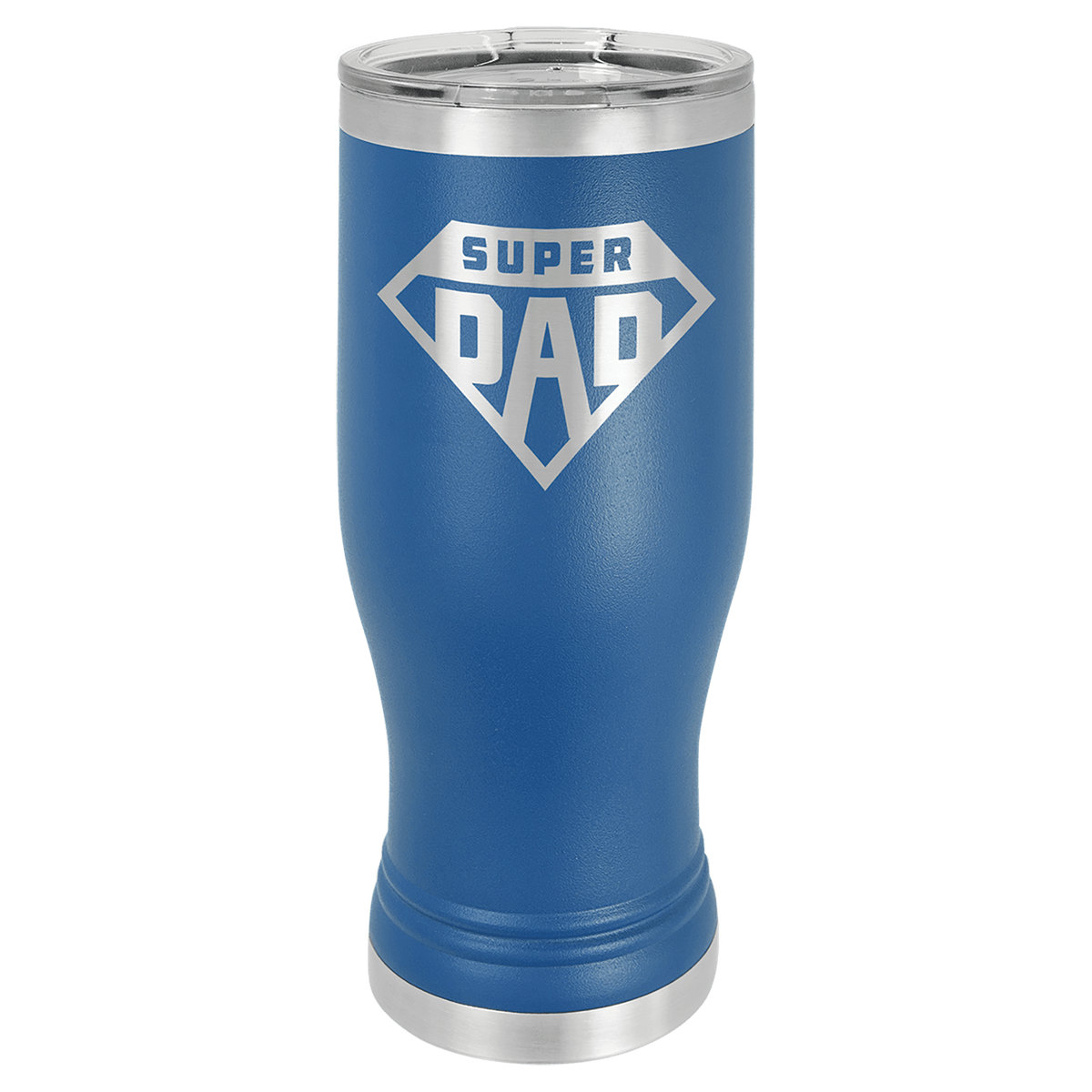Royal Blue Polar Camel 20 oz Pilsner with Clear Lid