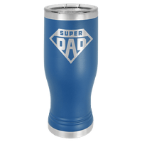 Royal Blue Polar Camel 20 oz Pilsner with Clear Lid