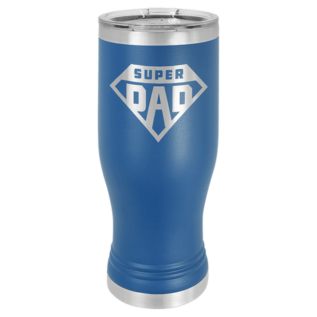 Royal Blue Polar Camel 20 oz Pilsner with Clear Lid