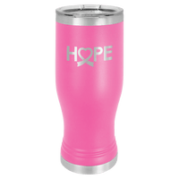 Pink Polar Camel 20 oz Pilsner with Clear Lid