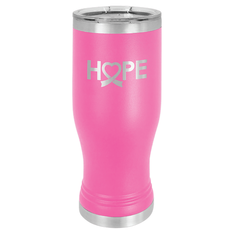 Pink Polar Camel 20 oz Pilsner with Clear Lid