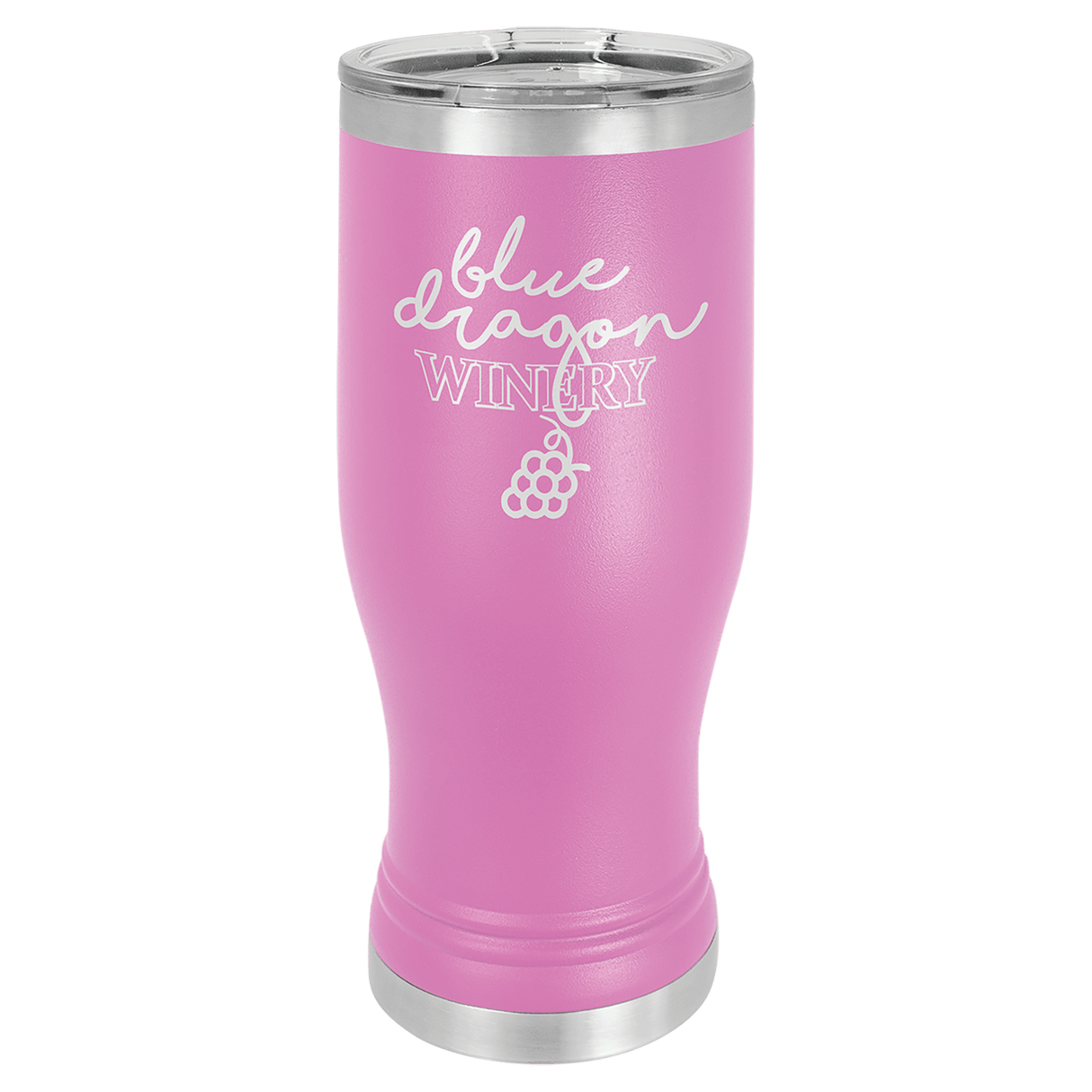 Light Purple Polar Camel 20 oz Pilsner with Clear Lid